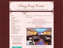 Tablet Screenshot of hkfrestaurant.com